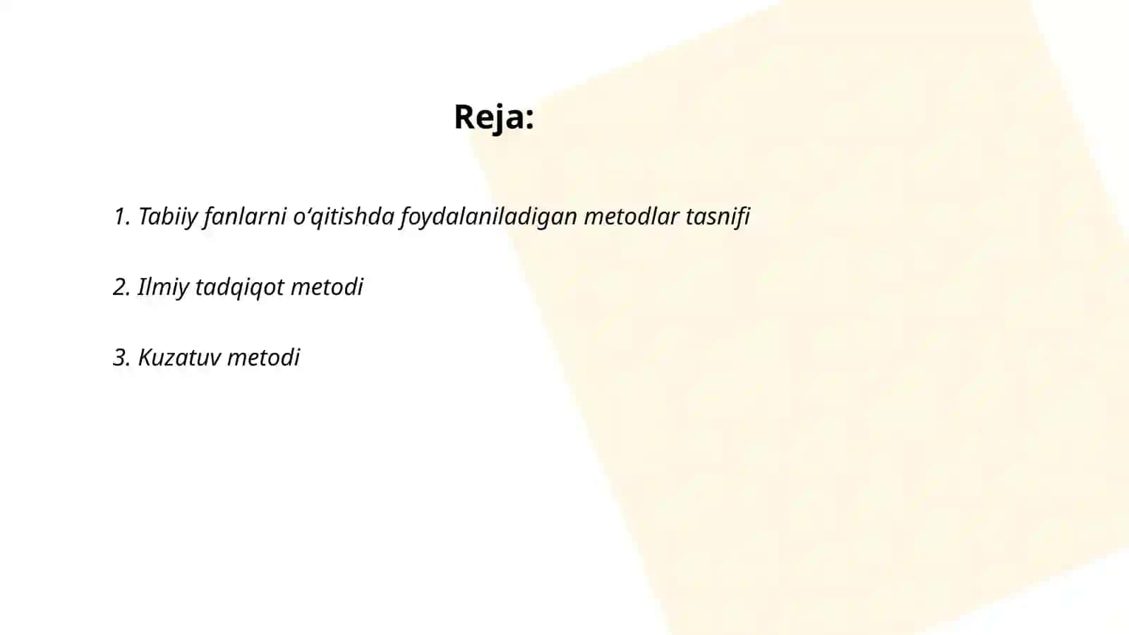 Oʻqitish metodikasi 2