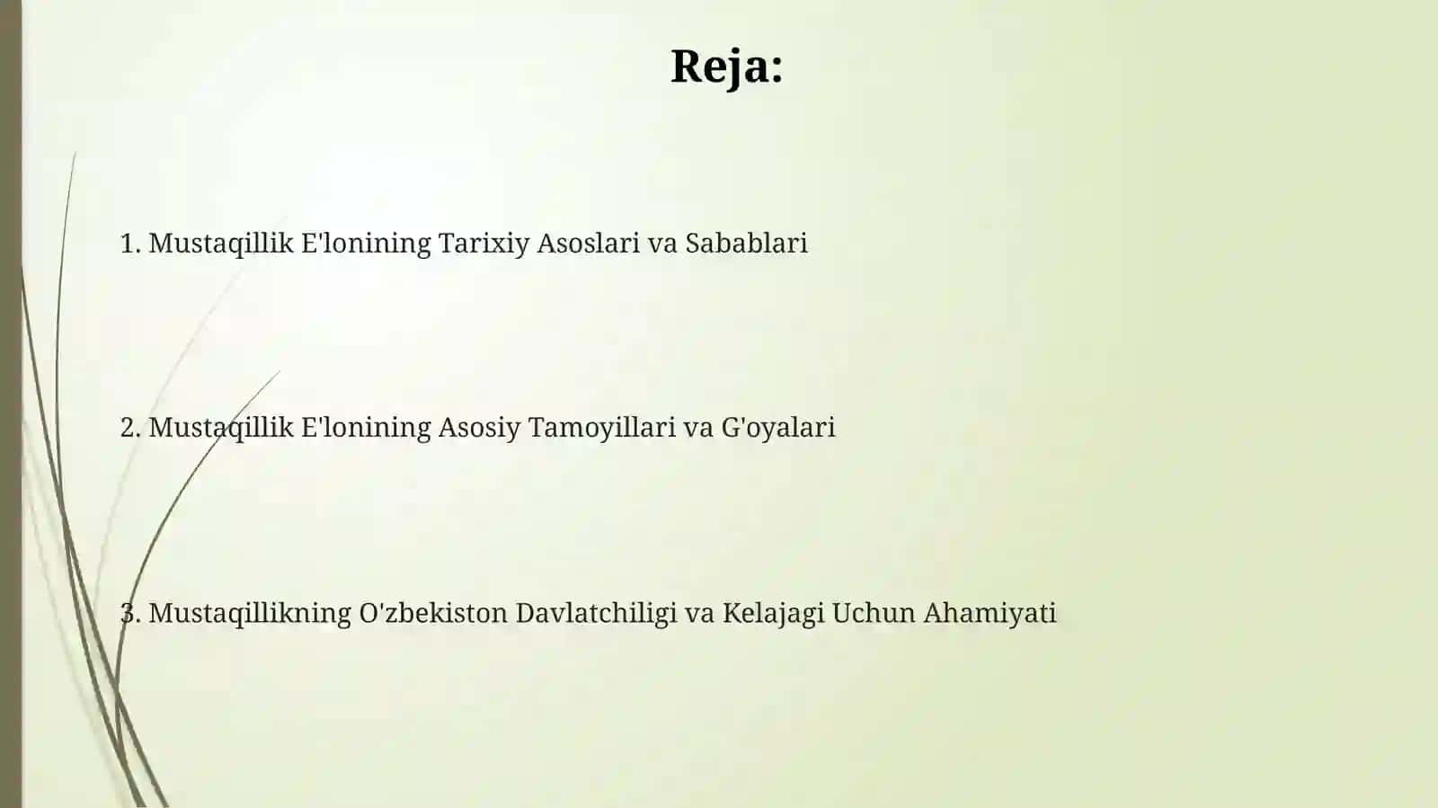 Mustaqillik E'lonining Tarixi va Sabablari 2