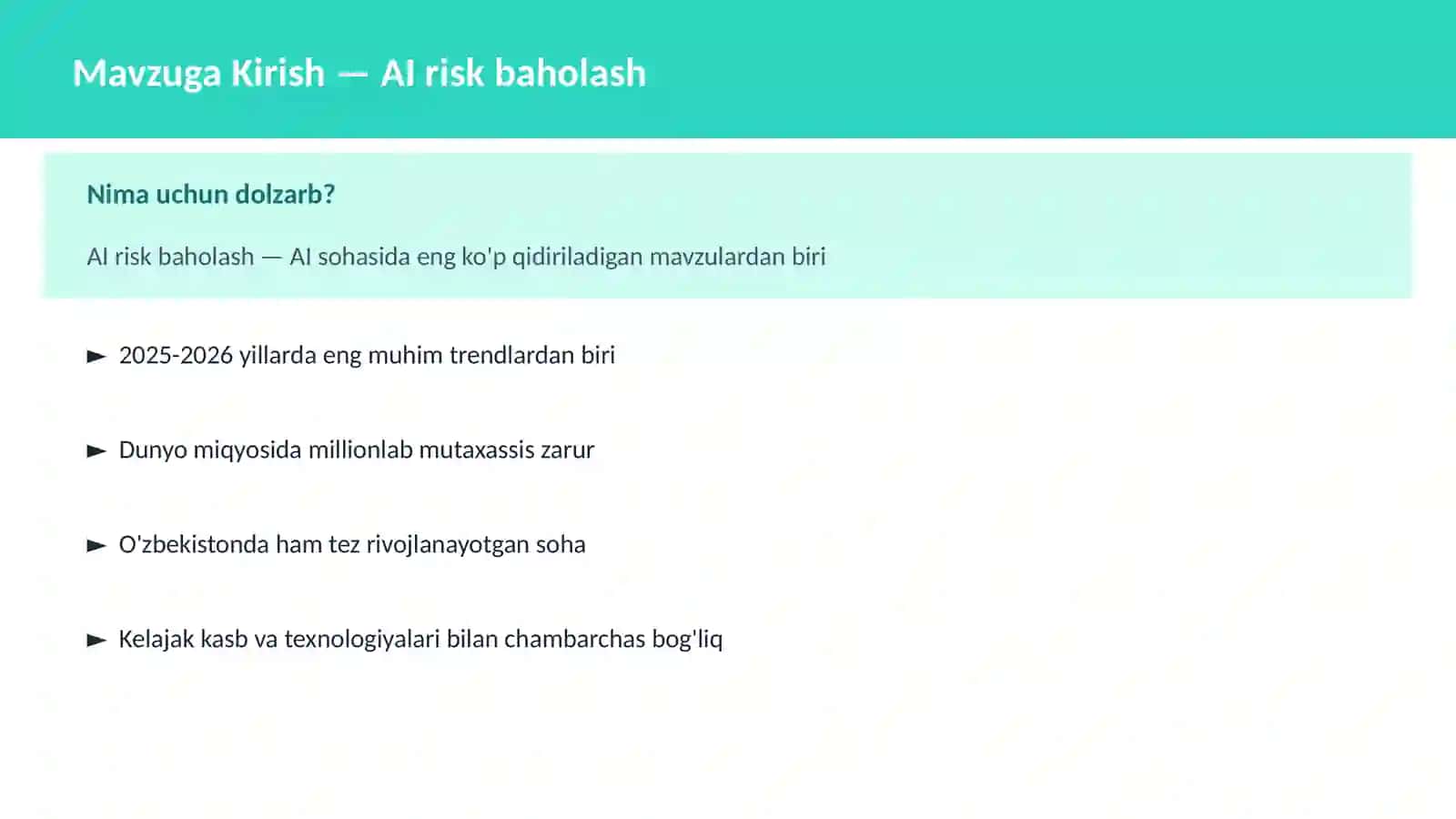 AI AMALIY SOHALARDA 2