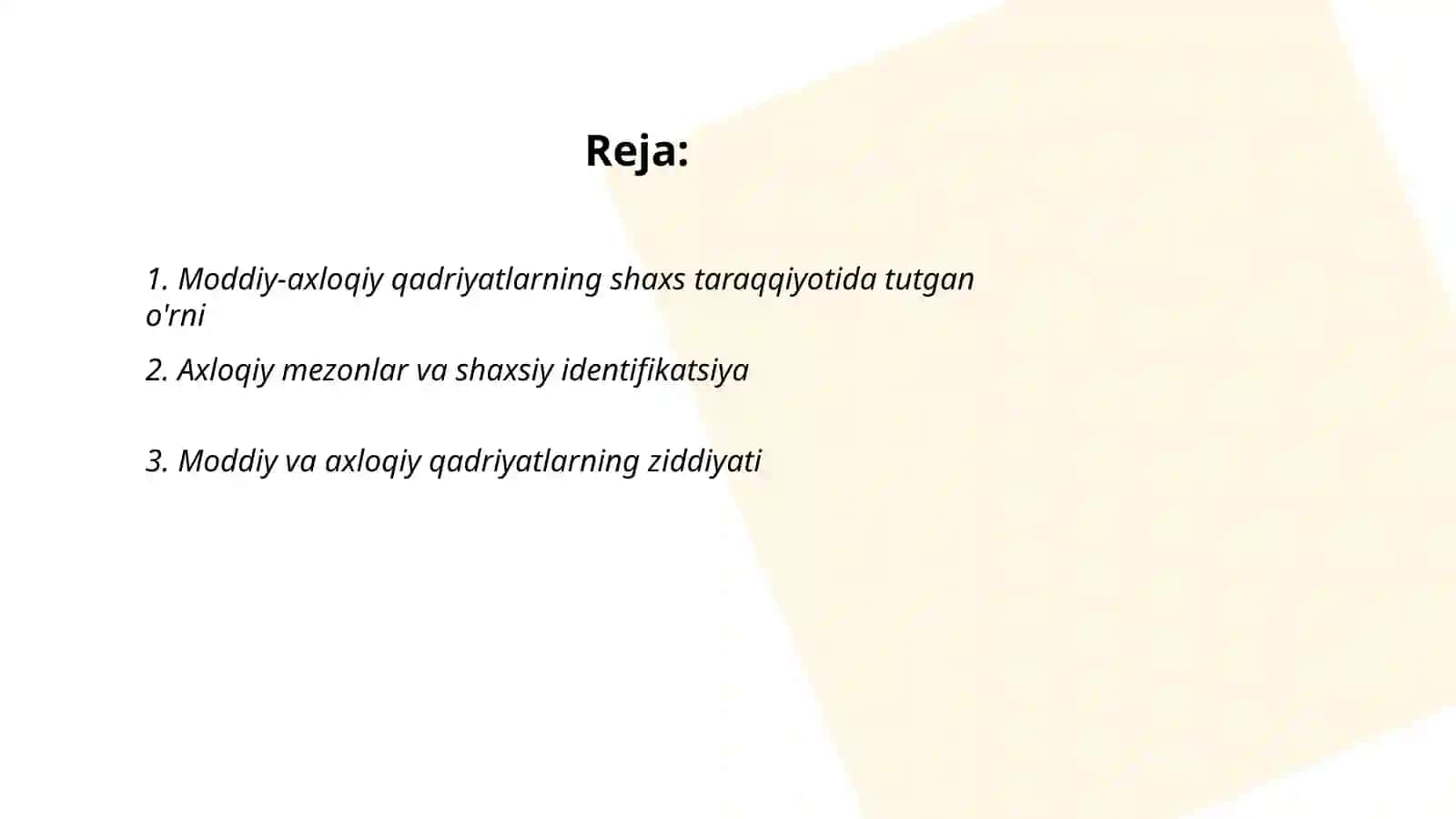 Moddiy,axloqiy-psixologik,intim-shaxslik adaptatsiyalari 2