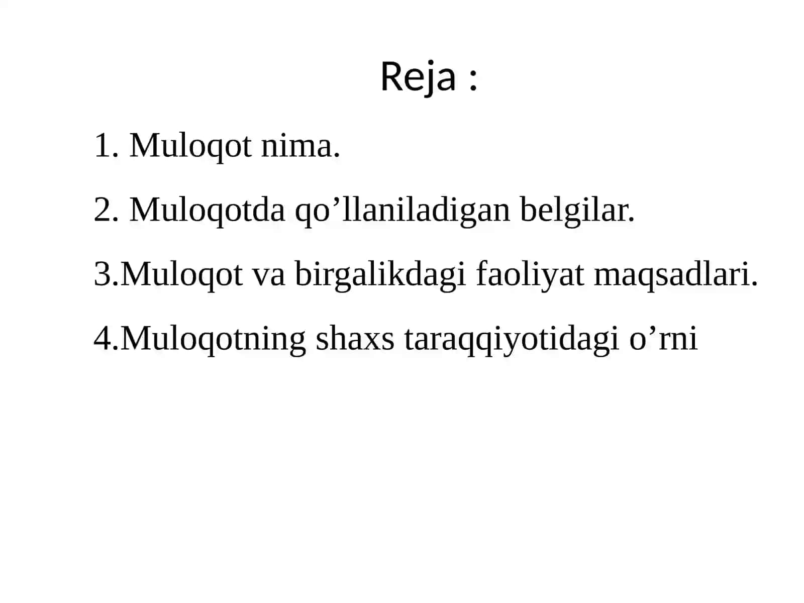 Muloqot va uning turlari 2