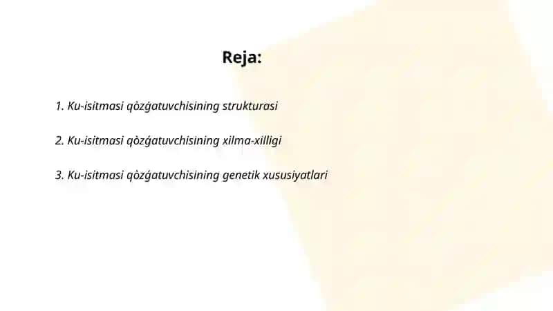 Ku-isitmasi qòzģatuvchisining xarakteristikasi 2