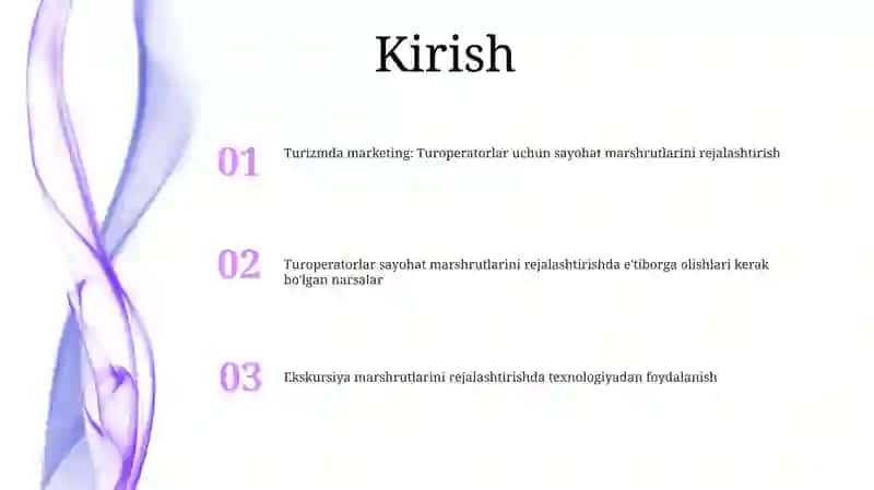 Turoperatorlarning Turmarshrutlarinini Rejalashtirish 2