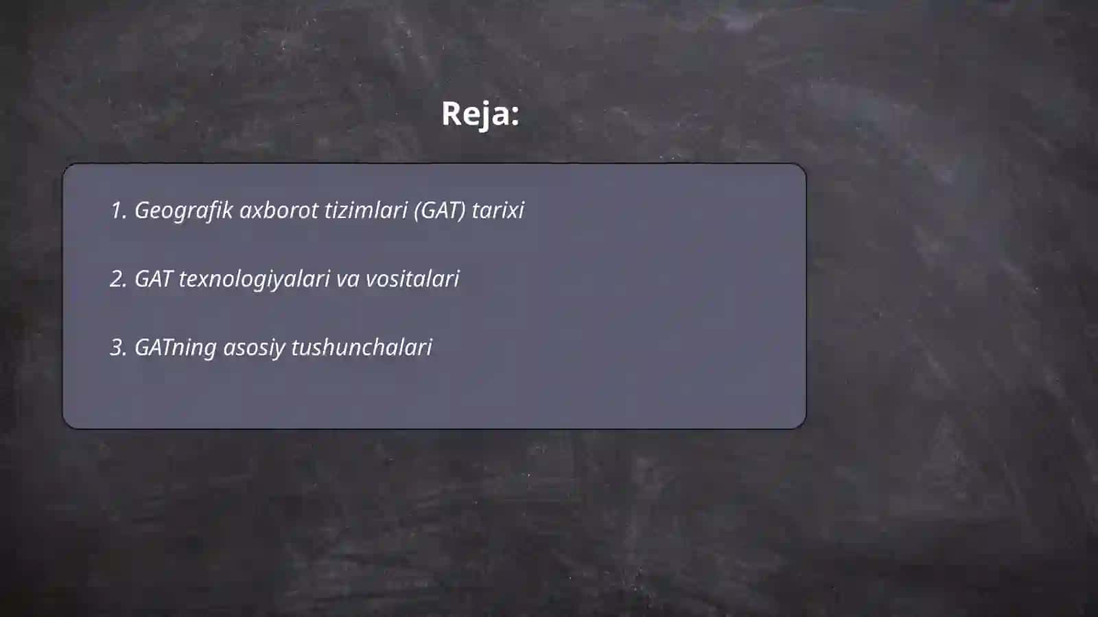 Geografik axborot tizimlari (GAT) tarixi 2