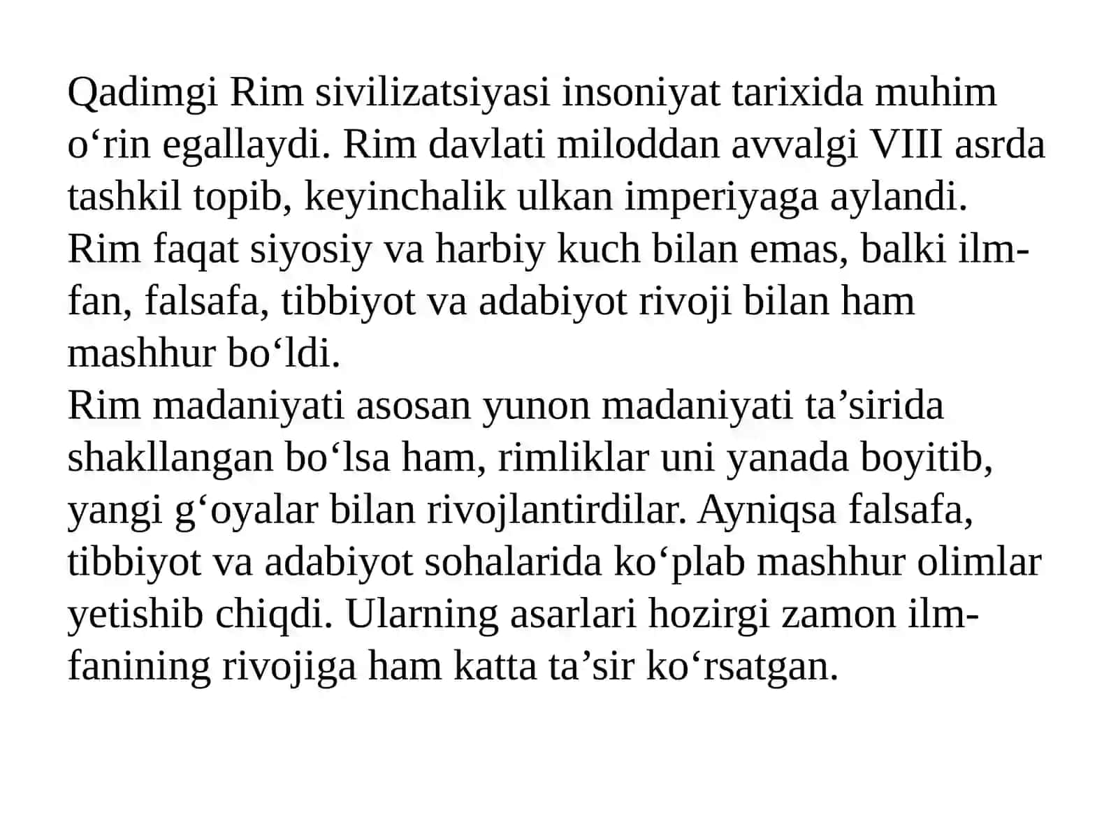 QADIMGI RIM FAYLASUFLARI, SHIFOKORLARI VA YOZUVCHILARI 2