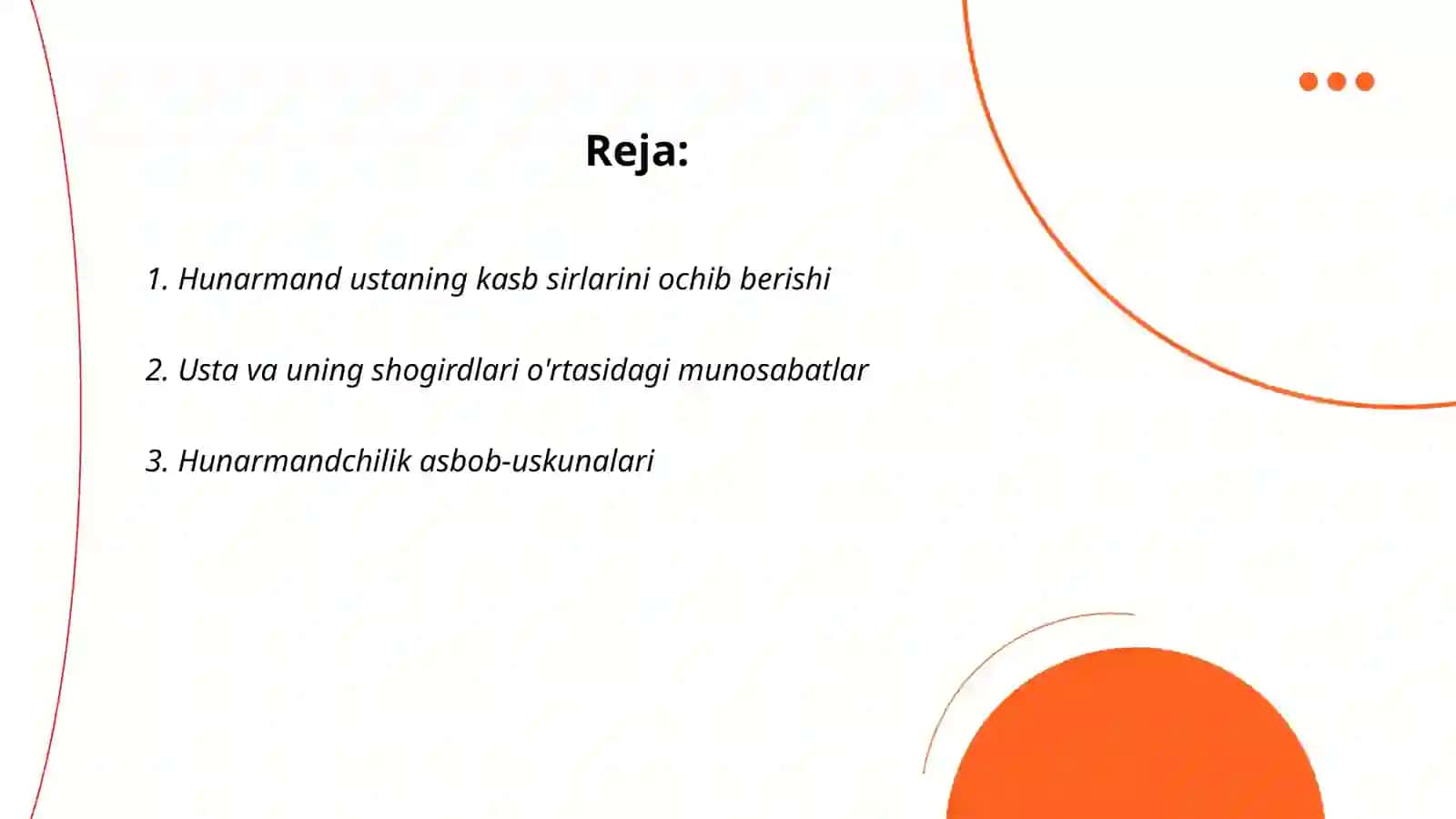 Hunarmand ustaning kasb sirlarini ochib berishi 2
