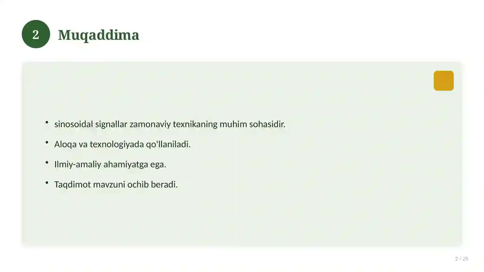 sinosoidal signallar 2