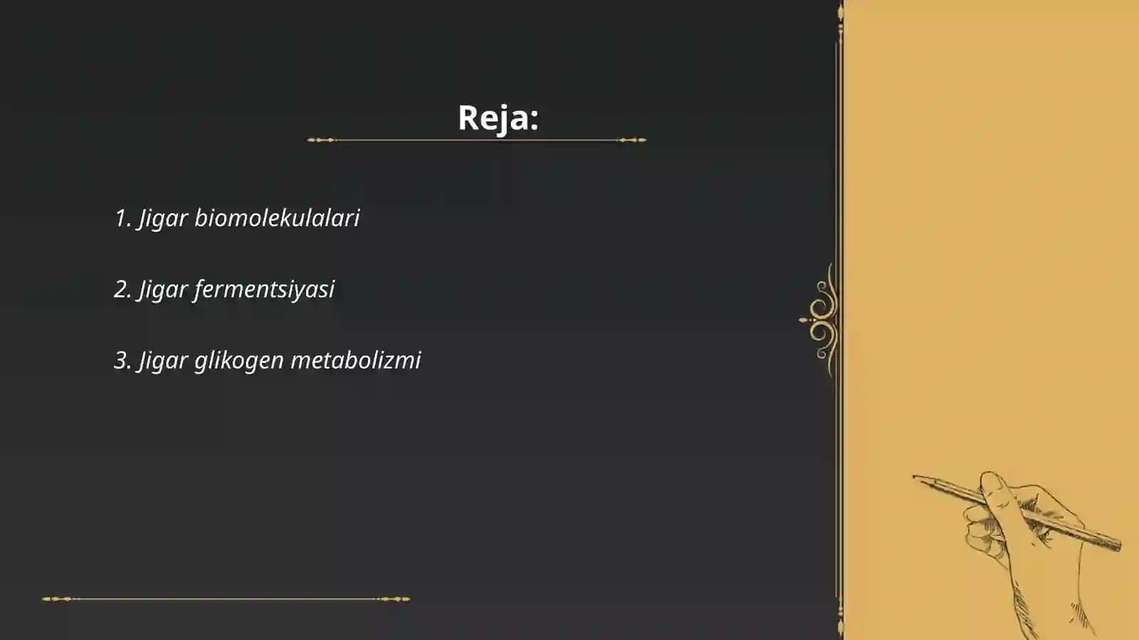 Jigar biokimyosi 2