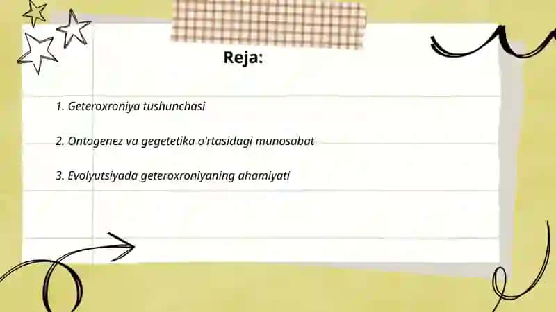 O‘sish va rivojlanish Geteroxroniyasi 2