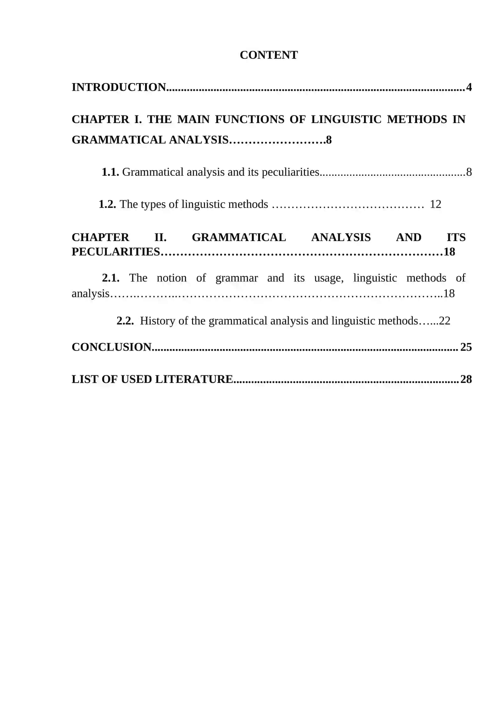LINGUISTIC METHODS OF GRAMMATICAL ANALYSIS 2