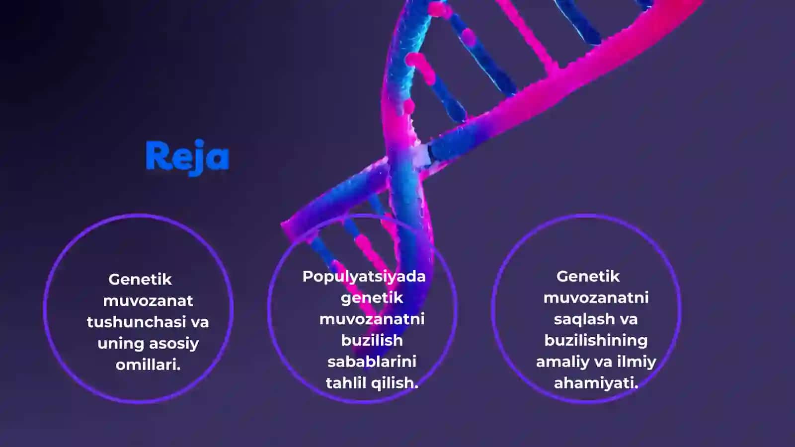 Populyatsiyaning genetik muvozonati 2
