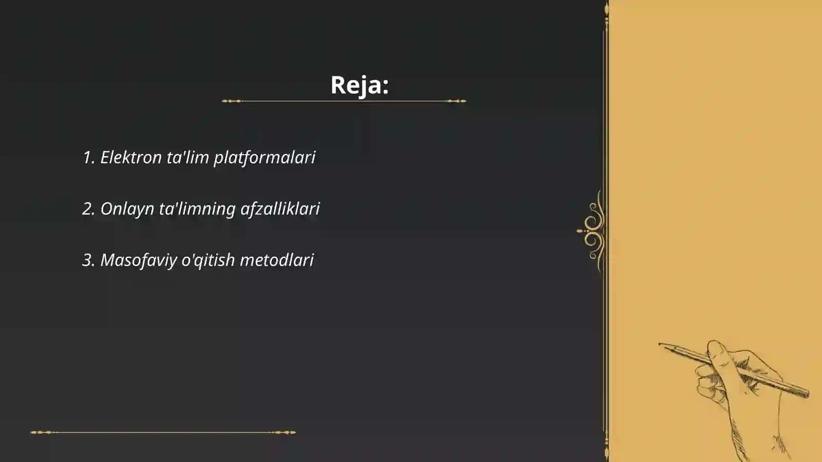 Texnologiya ta'limining shakl va metodlari 2