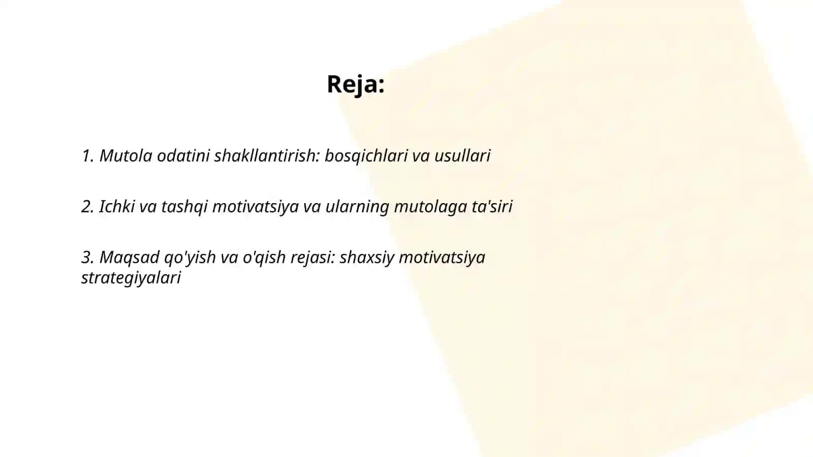 Mutola va shaxsiy motivatsiya 2