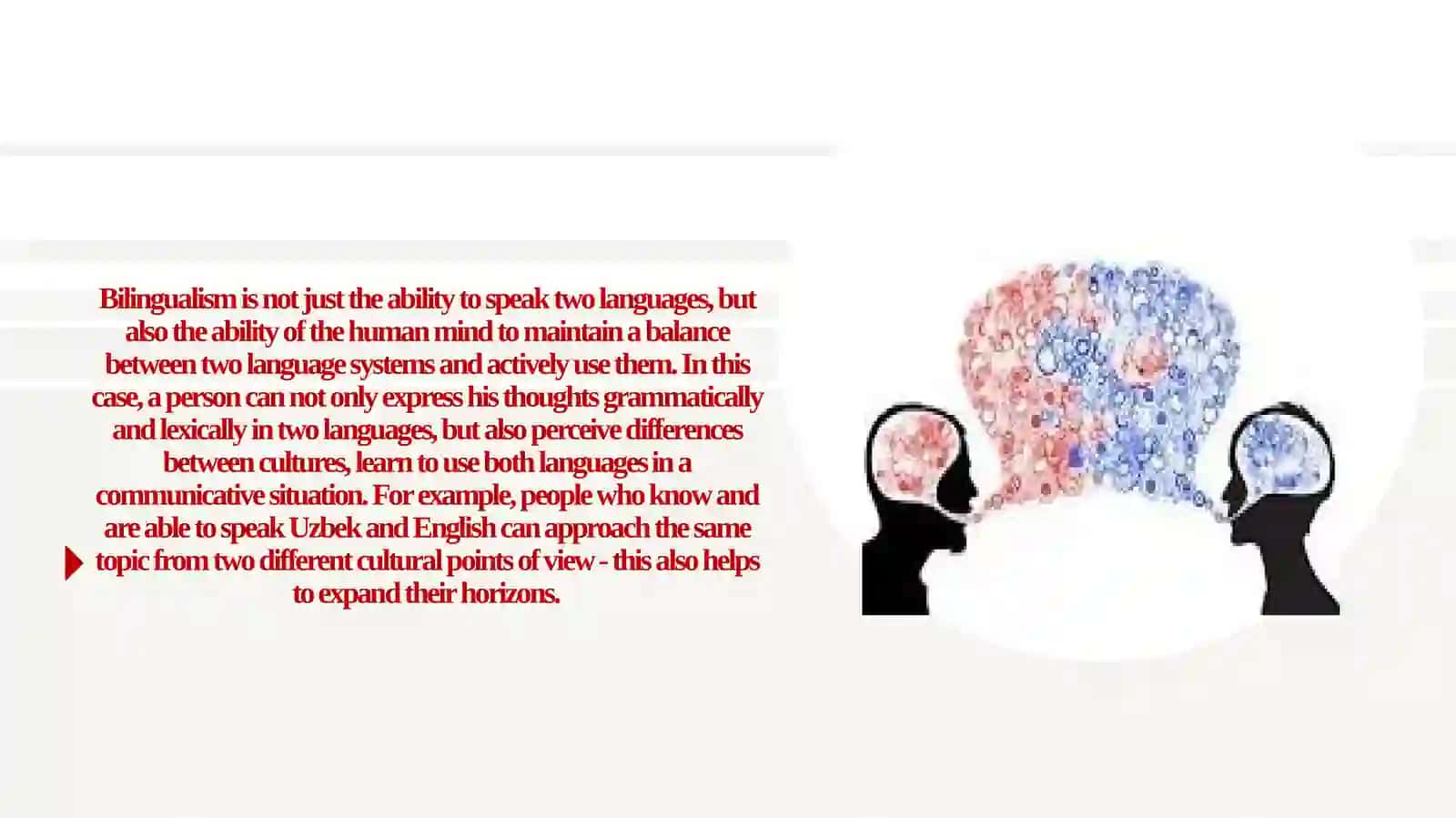 The impact of bilingualism on cognitive development 2