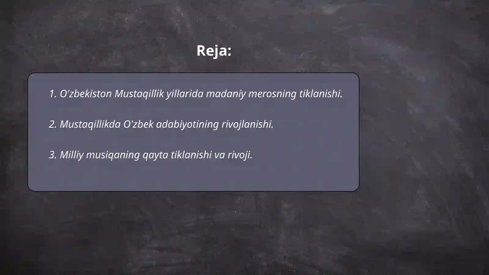 O'zbekiston Mustaqillik yillarida madaniy merosning tiklanishi 2