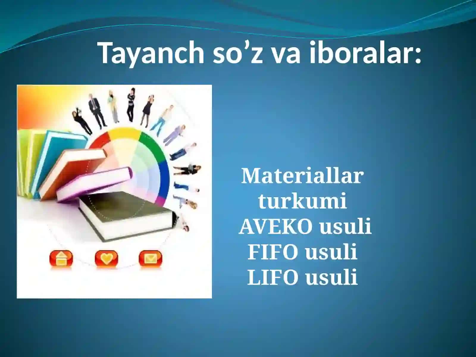 Materiallar hisobi 2