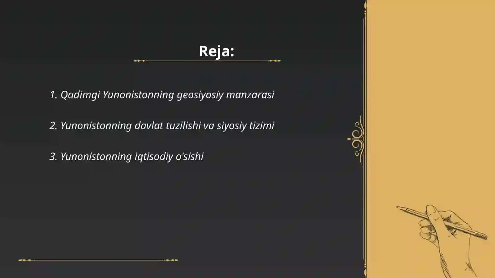Qadimgi Yunonistonning yuksalishi haqida malumot 2