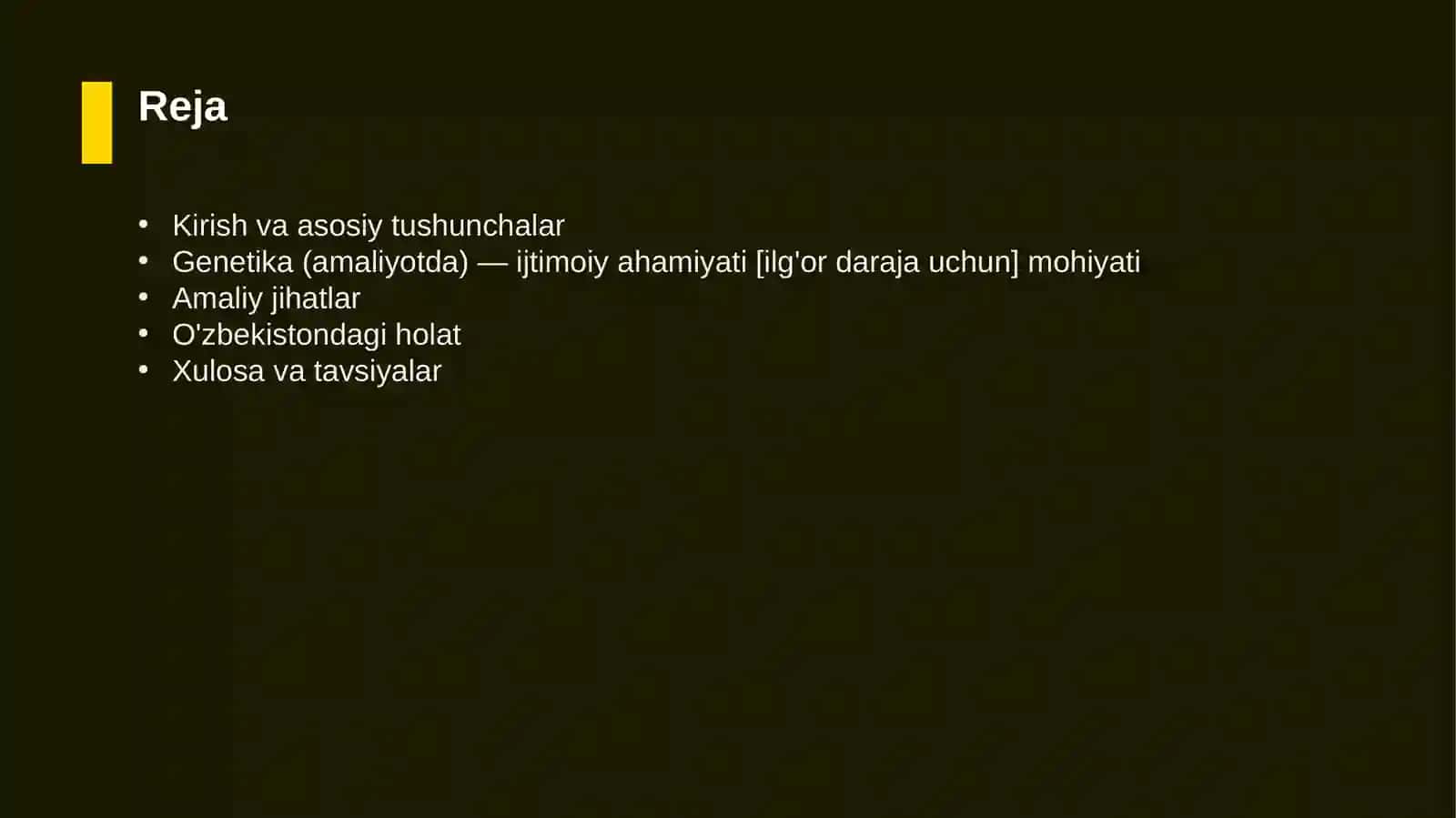 Genetika (amaliyotda) — ijtimoiy ahamiyati [ilg'or daraja uchun] 2