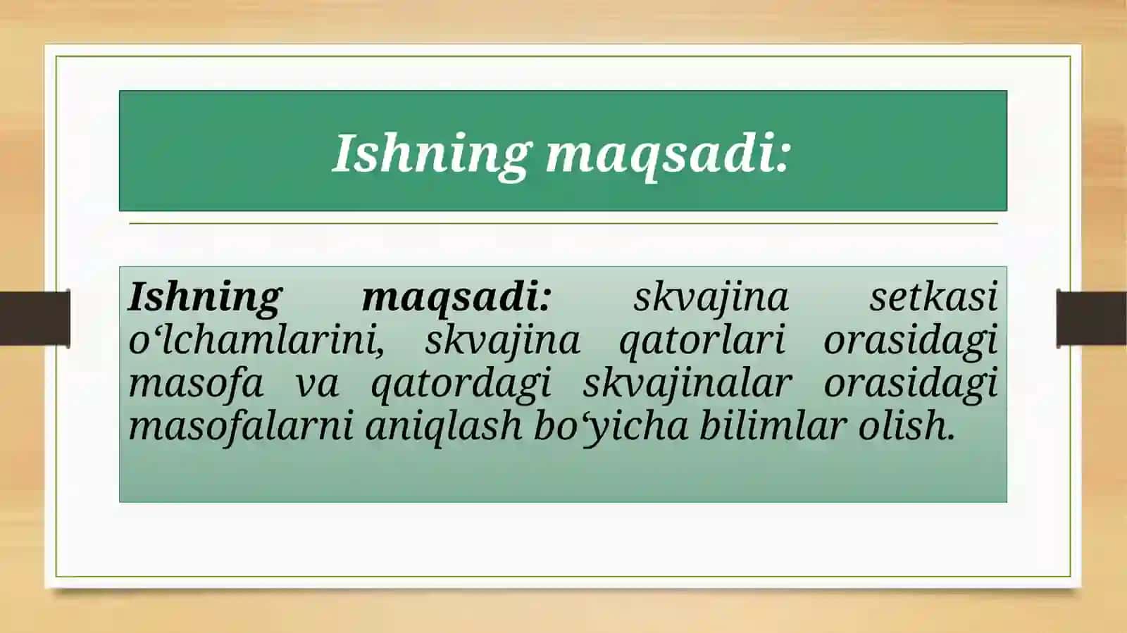 11-AmaliyishSkvajinalar setkasini o‘lchamlarini hisoblash 2