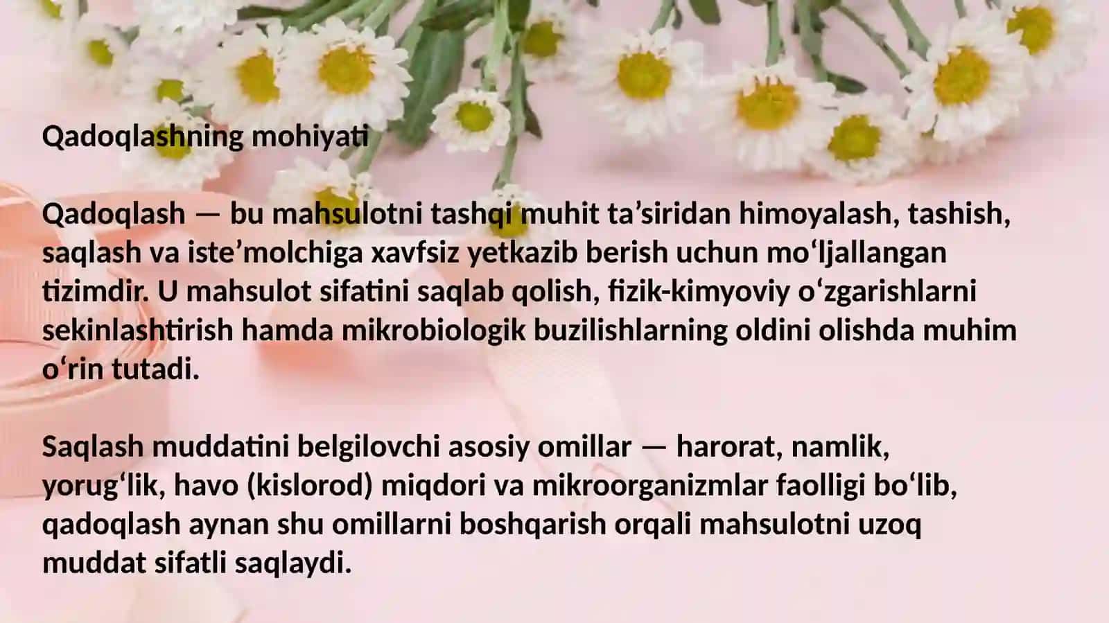 Qadoqlash mahsulotning saqlash muddatini qanday uzaytirishi yoki qisqartirishi mumkin 2