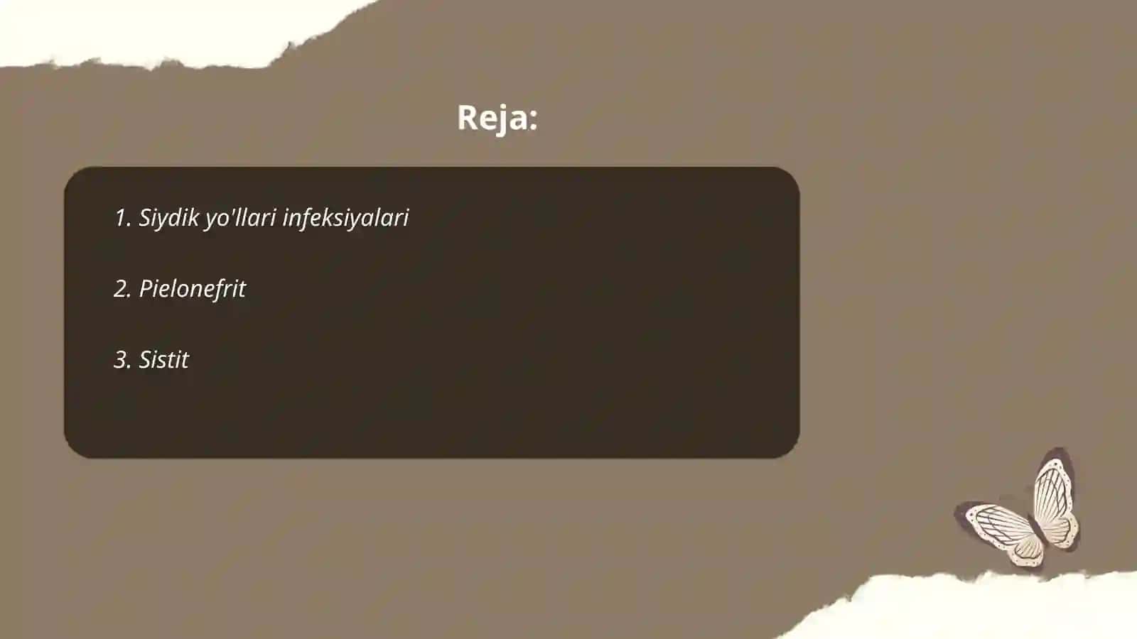 Siydik-tanosil tizimining kasalliklari 2