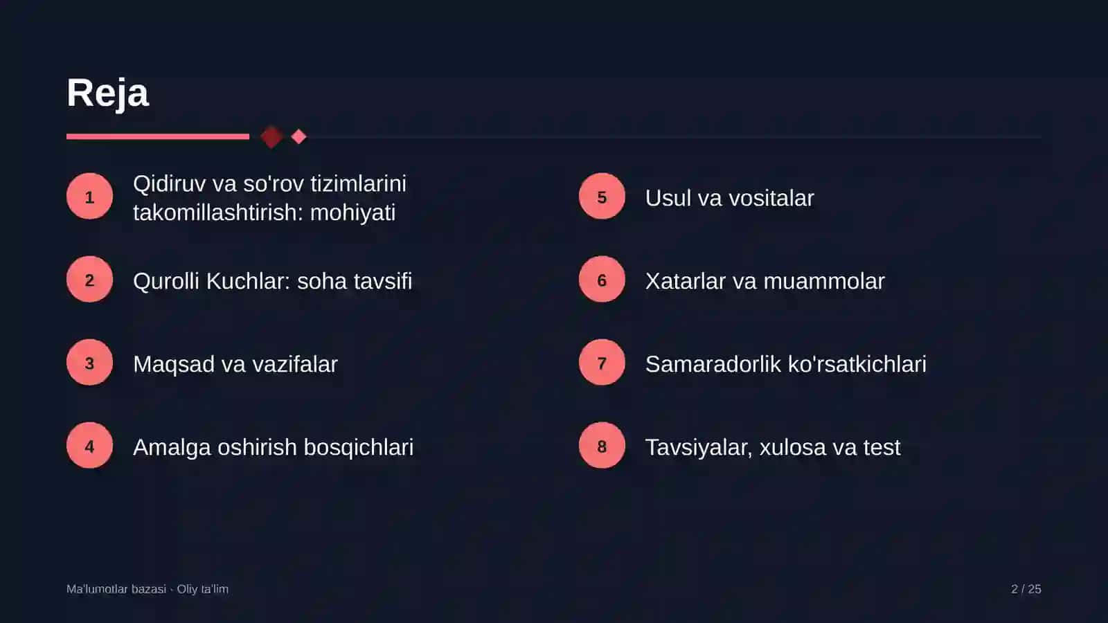 qurolli kuchlarda qidiruv va so'rov tizimlarini takomillashtirish 7427 2