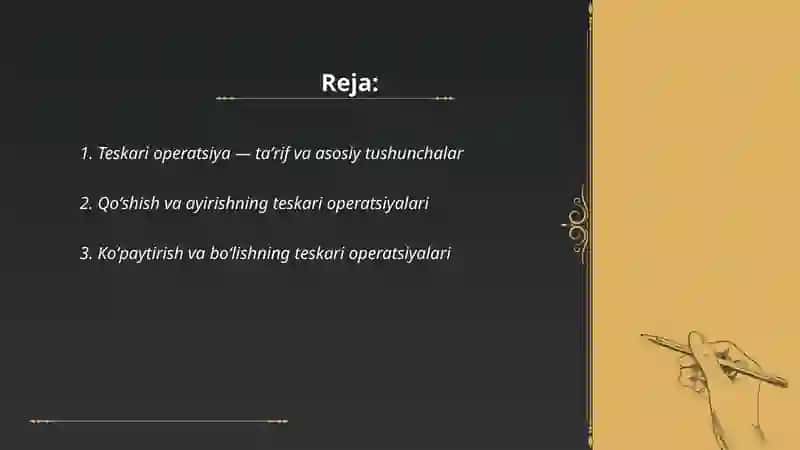 Teskari operatsiya 2
