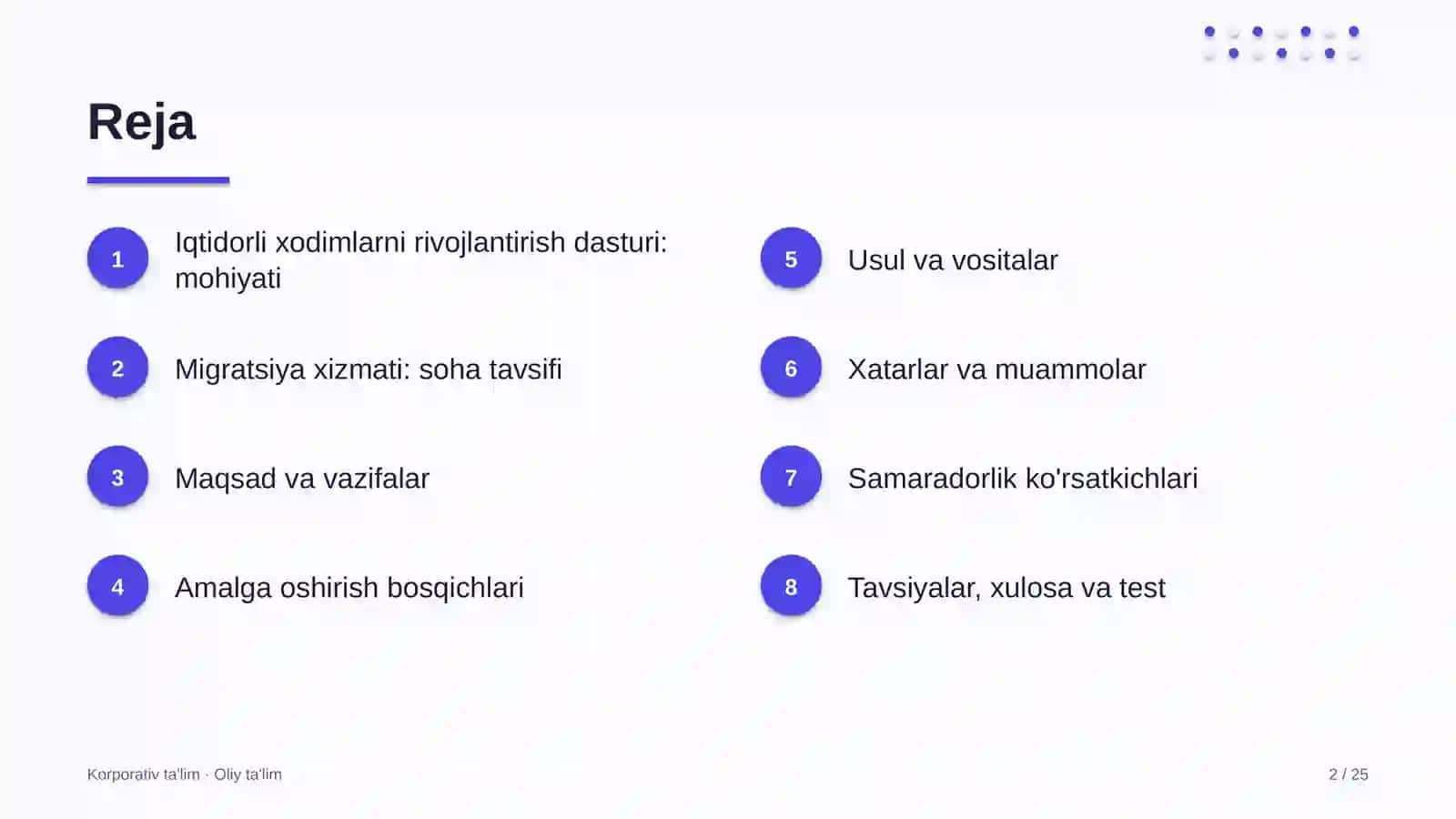 migratsiya xizmatida iqtidorli xodimlarni rivojlantirish dasturi 4163 2