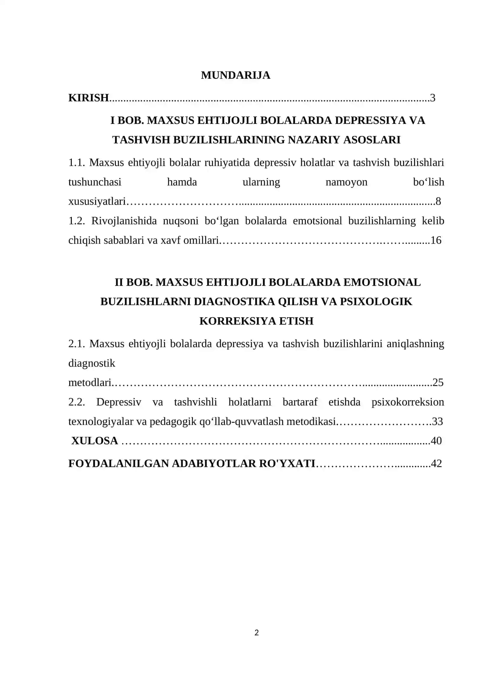 MAXSUS EHTIYOJLI BOLALARDA DEPRESSIYA VA TASHVISH BUZILISHLARI 2