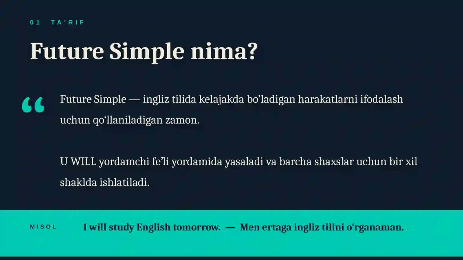 Future Simple 2