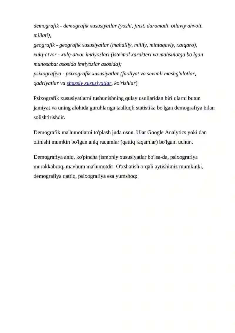 PSIXOLOGIK PSIXOGRAFIYA 2