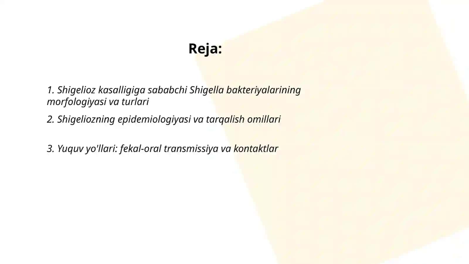 Shigelioz kasalligi 2