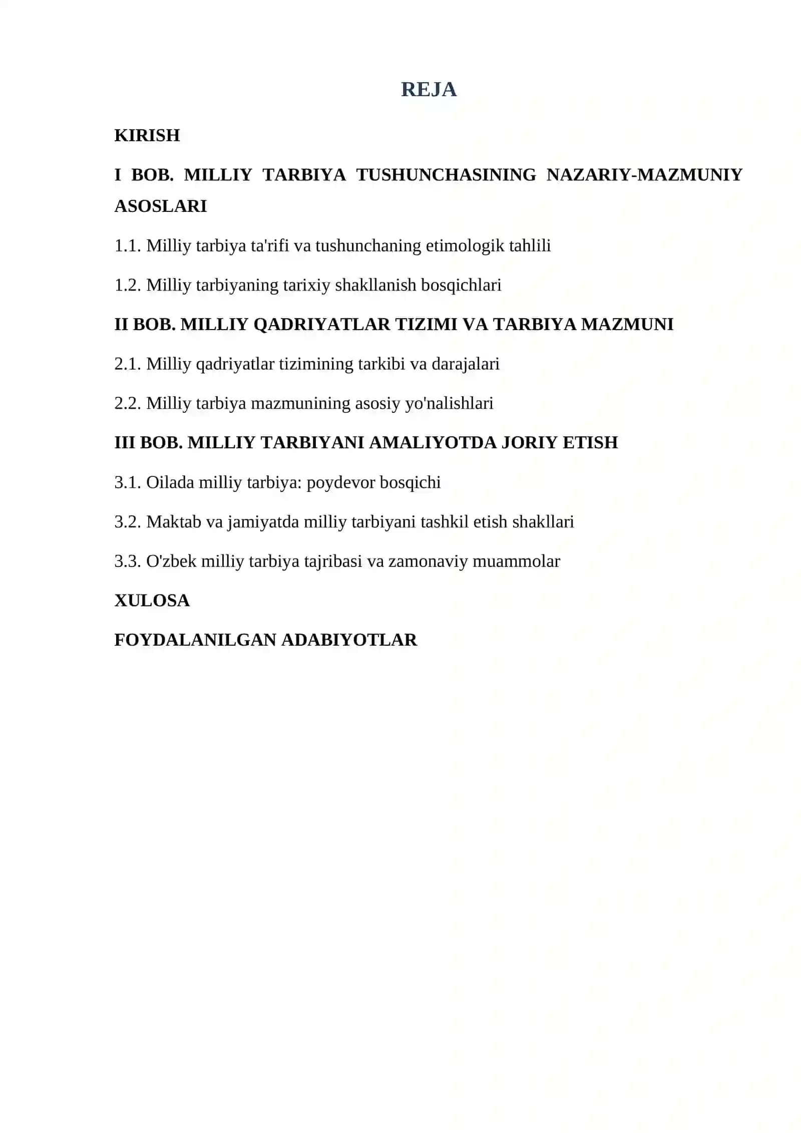MILLIY TARBIYA TUSHUNCHASINING MOHIYATI 2