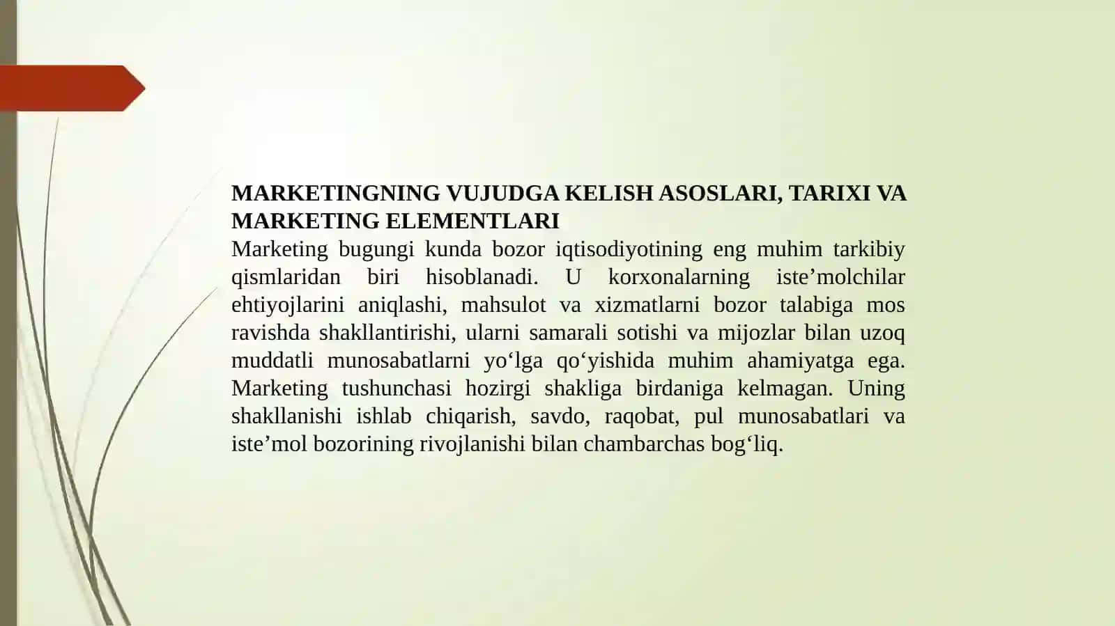 Marketingtadqiqotlari. Marketingtadqiqotlarinio‘tkazishtamoyillari 2