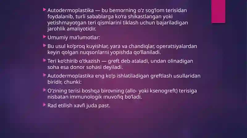 Autodermoplastika 2