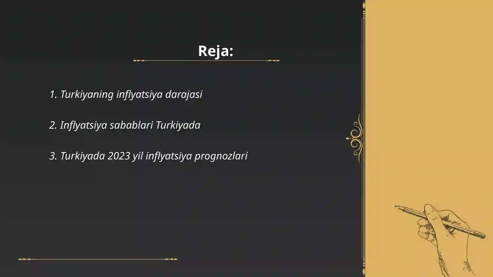 Turkiyaning iqtisodiy inflatsiyasi korsatkichi 2