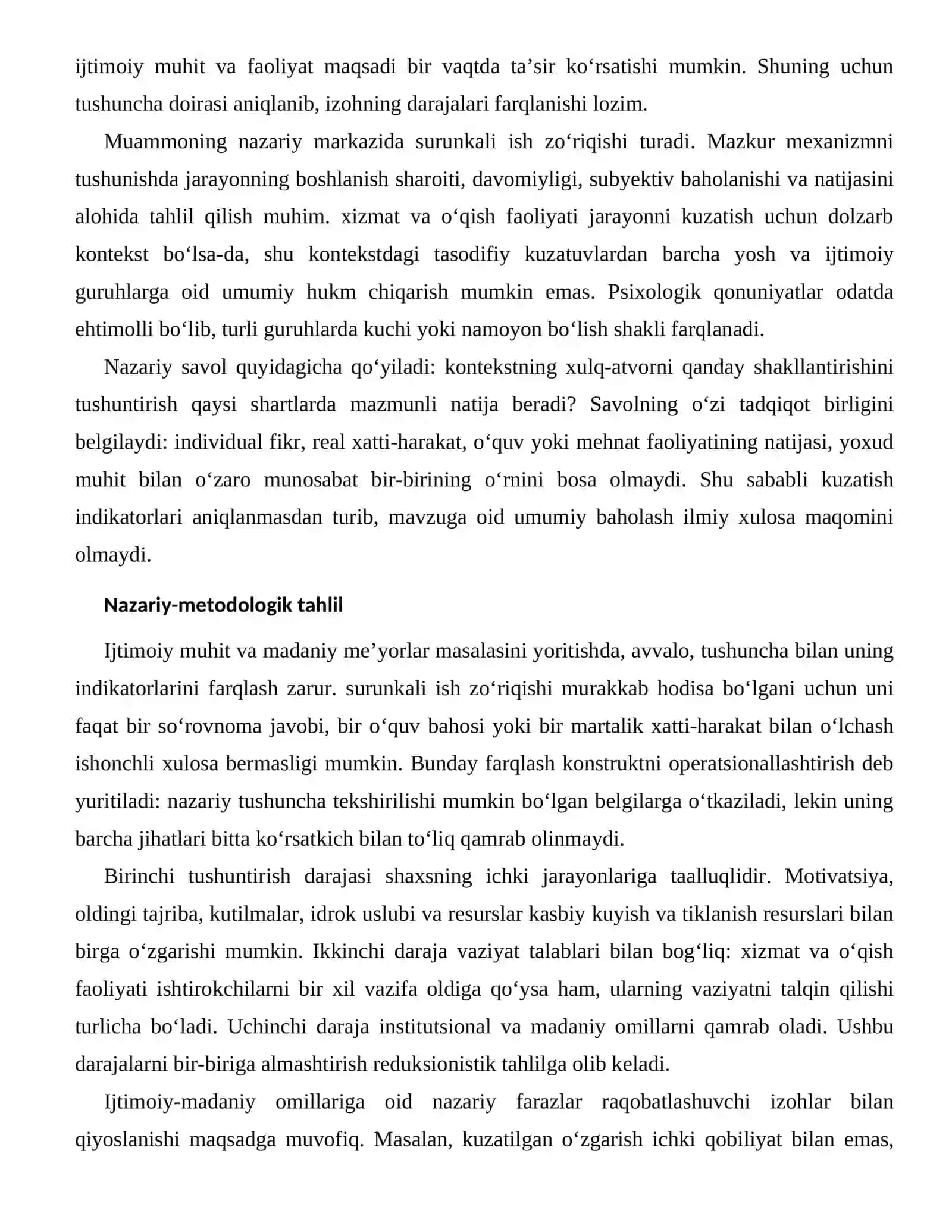 KASBIY KUYISH VA TIKLANISH RESURSLARI — IJTIMOIY-MADANIY OMILLARI 2