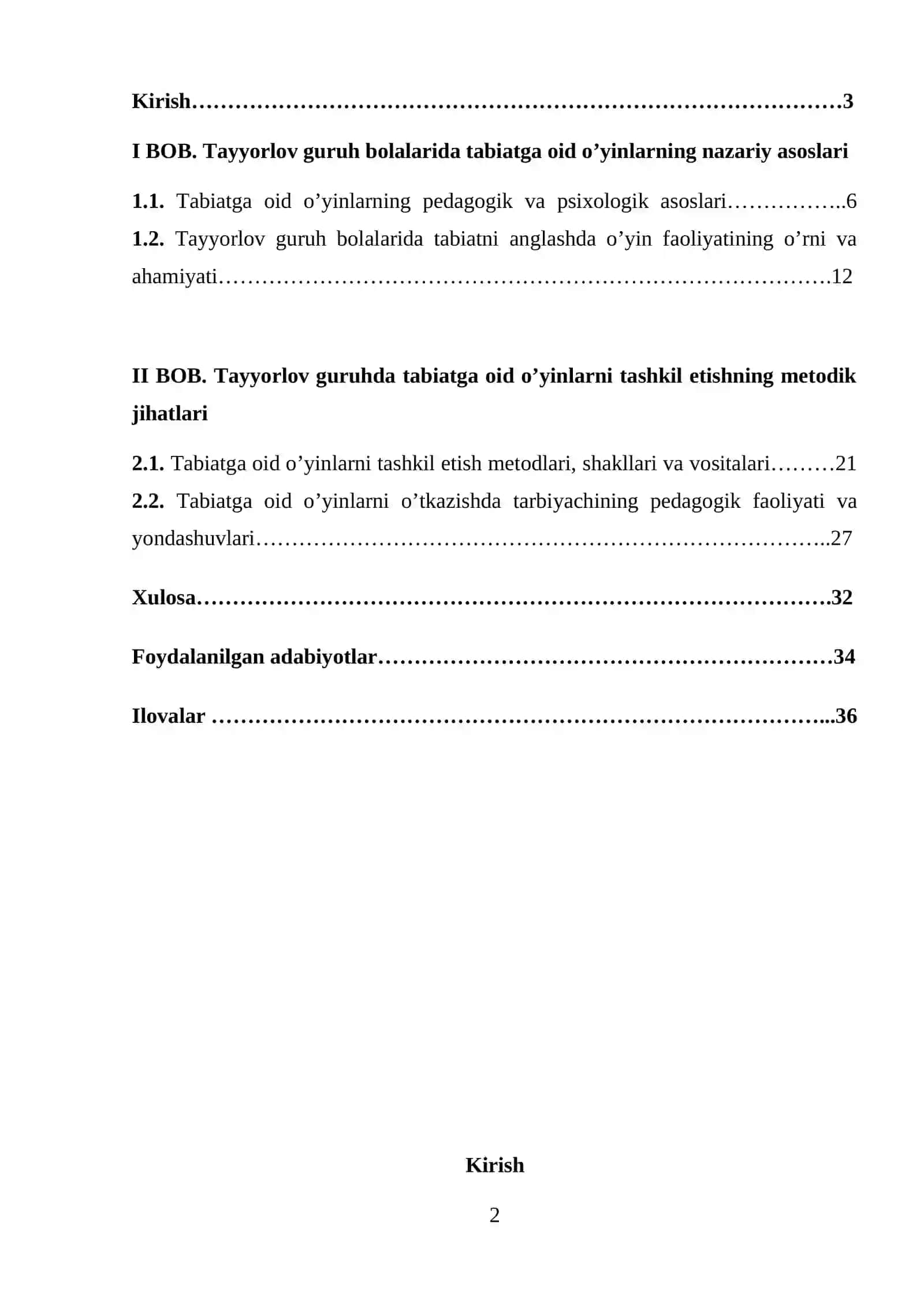 Tayyorlov guruhda tabiatga oid o’yinlarini tashkil etishning metodik jihatlari 2