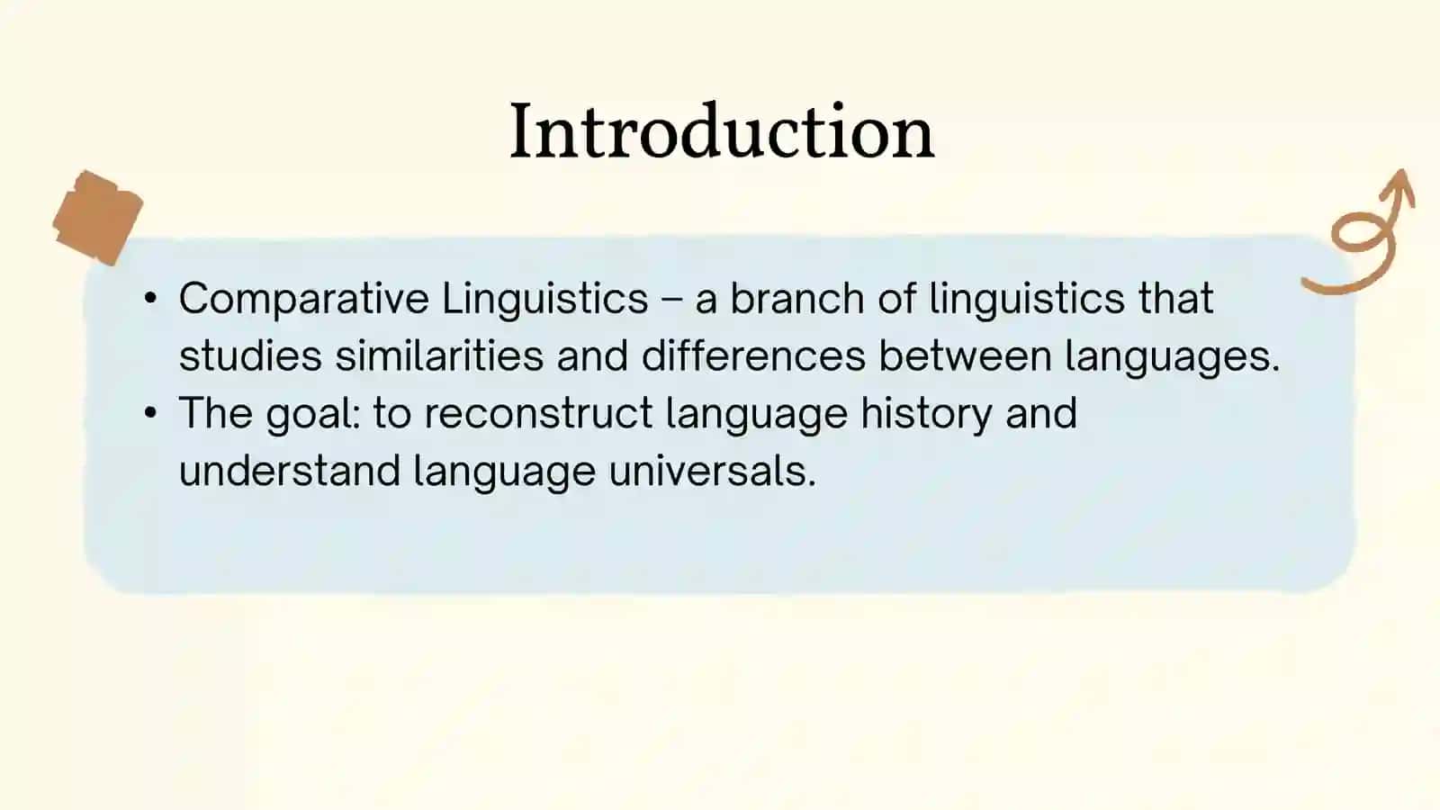 Methods of comparative study of languages 2