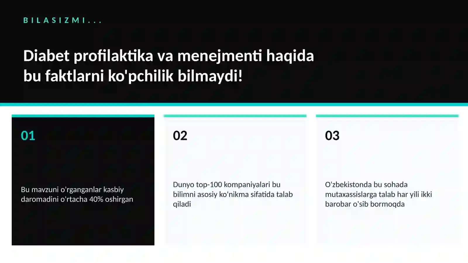 Diabet profilaktika va menejmenti 2