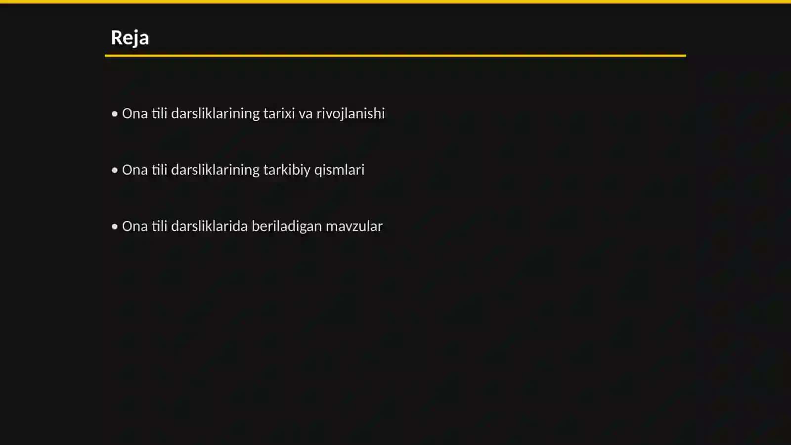 Ona tili darsliklarning tarkibi va mazmuni darstiklar ustida ishlash 2
