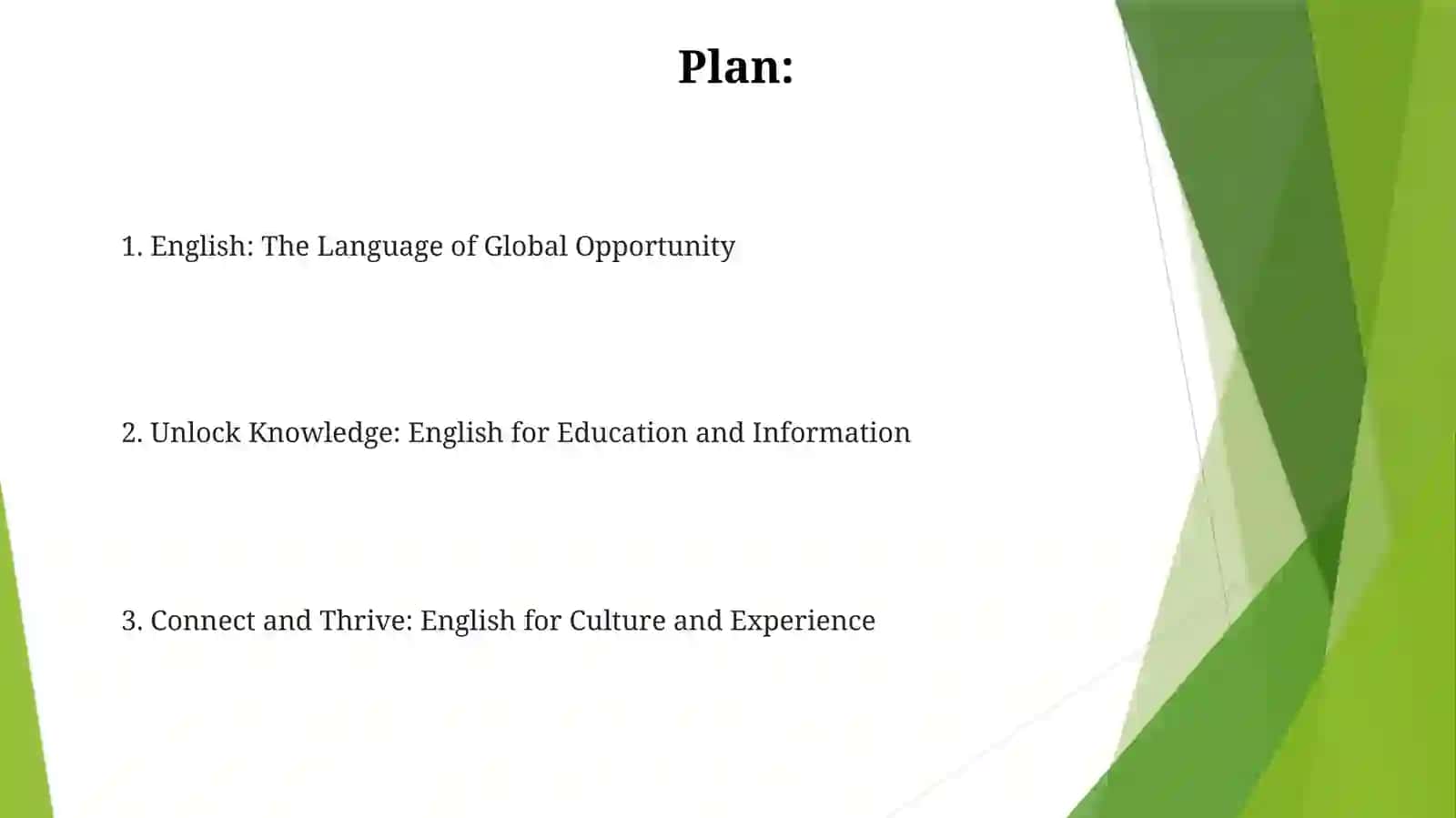 Why is learning  english 2