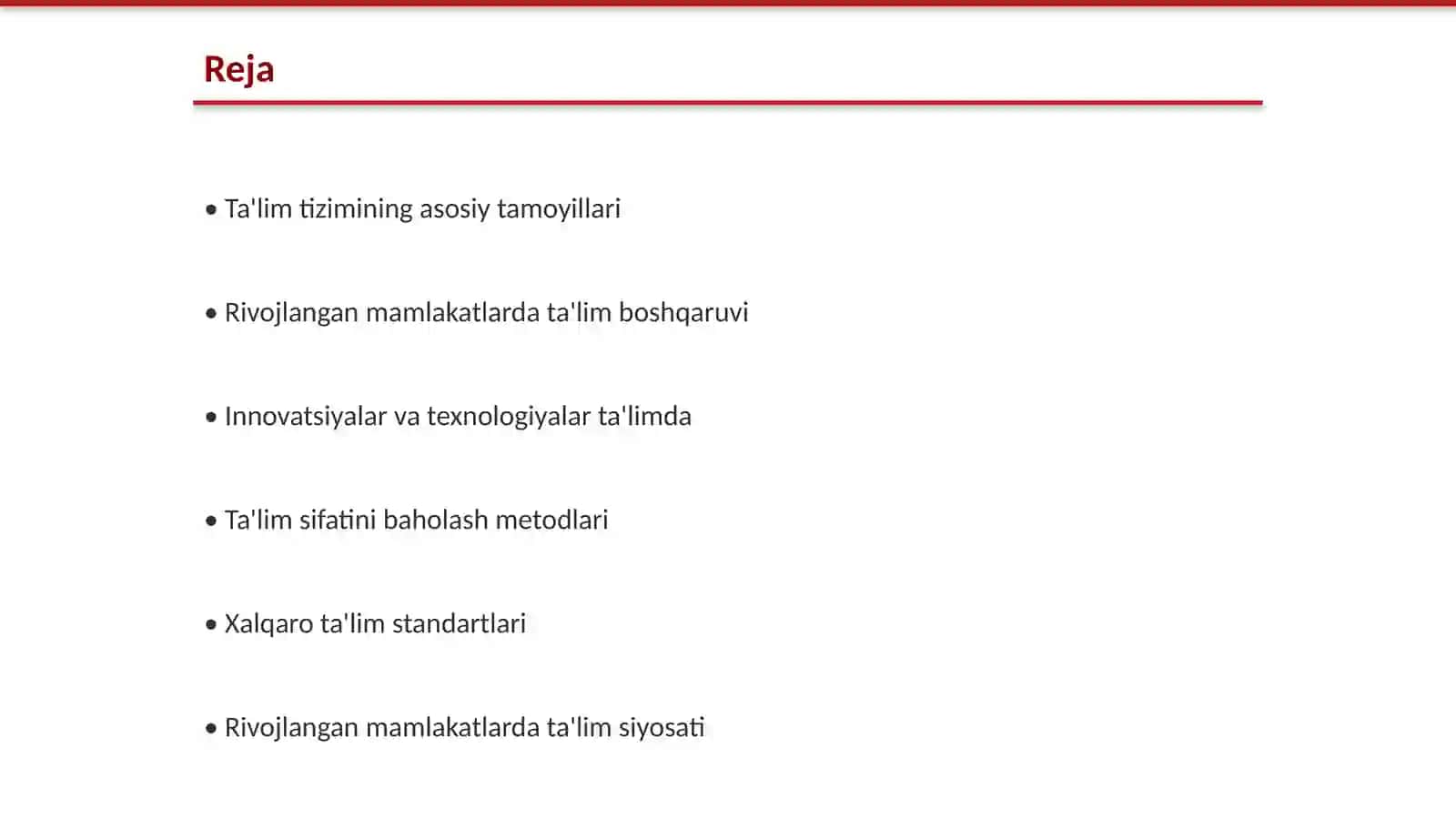Rivojlangan xorijiy mamlakatlar ta'lim tizimi boshqarish tajribasi 2