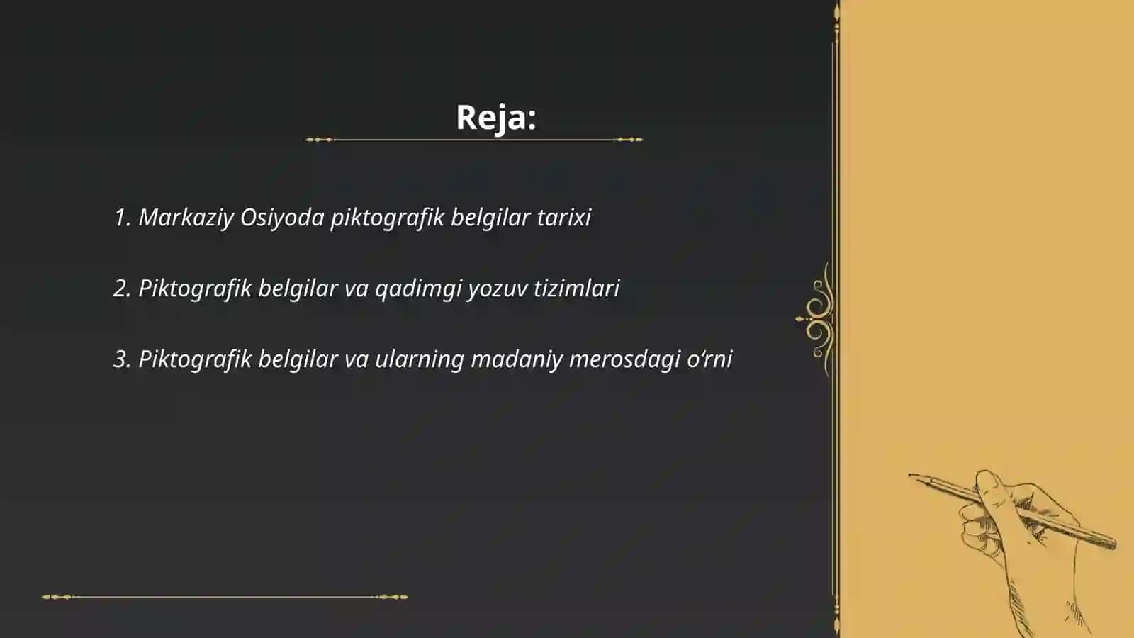 markaziy Osiyo hududlarida piktografik belgilar 2