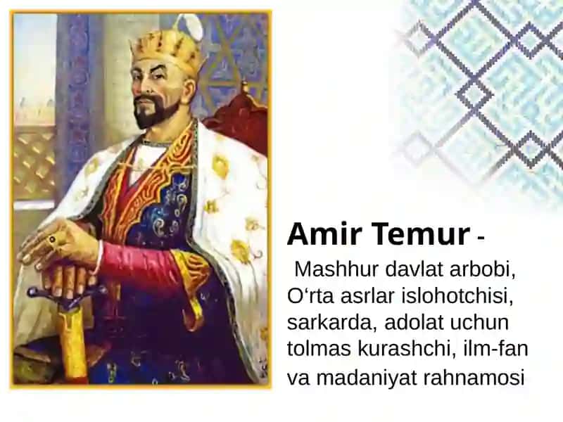 Amir temur buyuk davlat arbobi 2