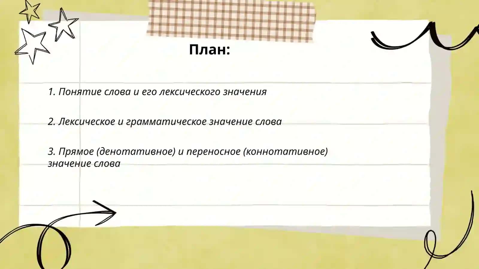 Слово и его значение 2