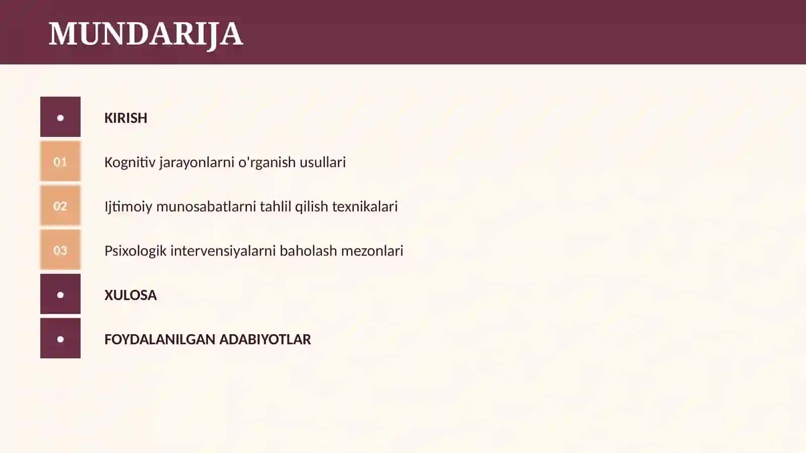 HOZIRGI ZAMON PSIXOLOGIYASI TADQIQOT METODLARI 2
