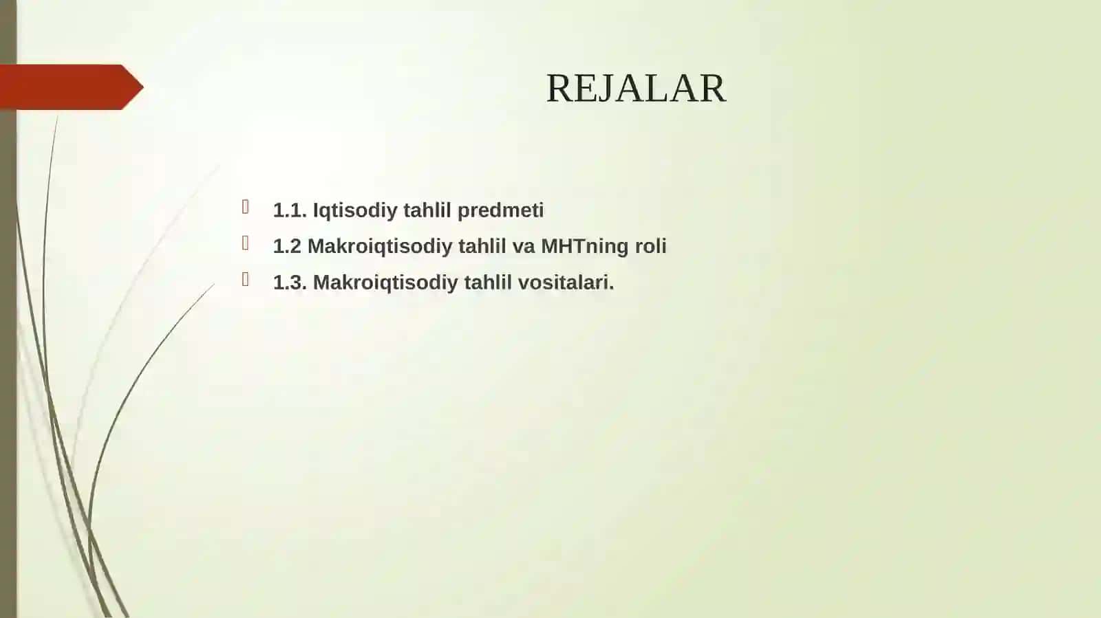 Makroiqtisodiy tahlil va prognozlash 2