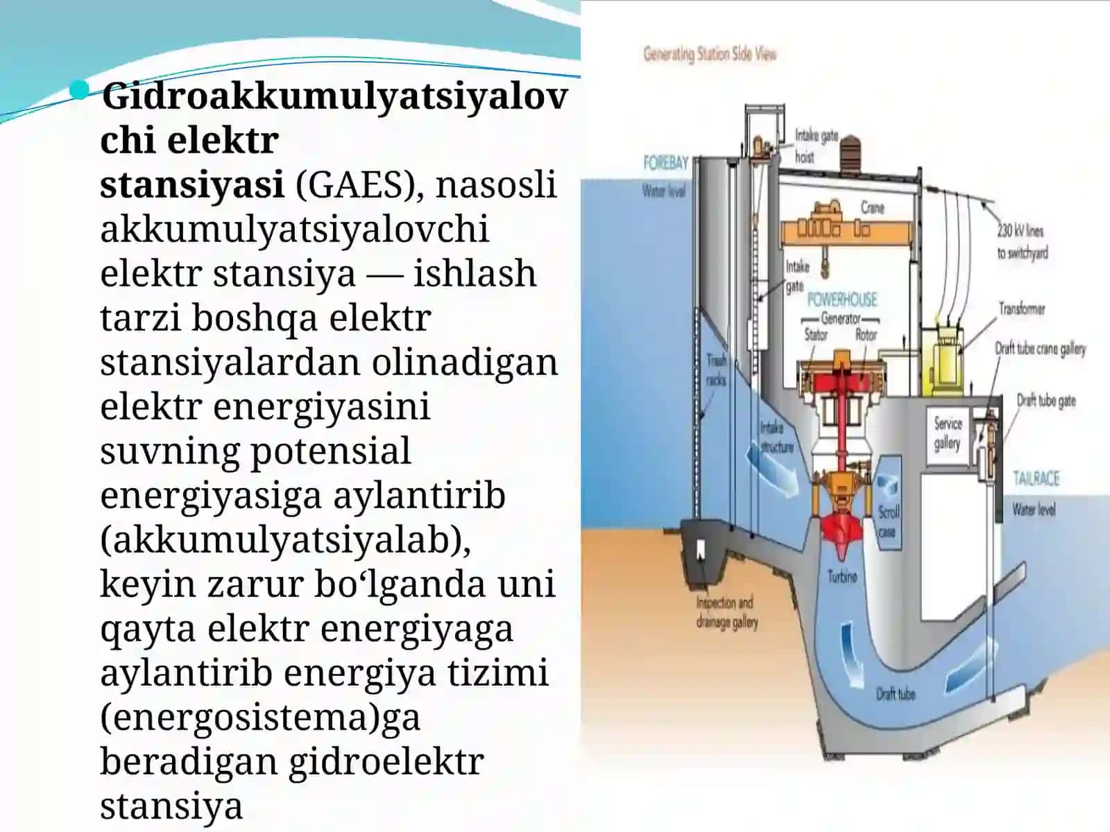GIDROAKKUMULYATSIYA ELEKTRO STANSIYASI (GAES) 2