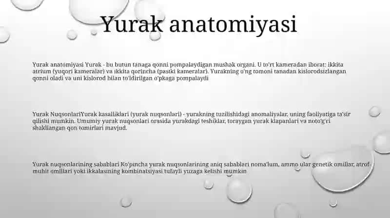 Yurak Nuqsonlari 2